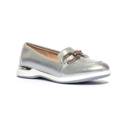 KEYS K9203 SILVER Mocassini Donna 