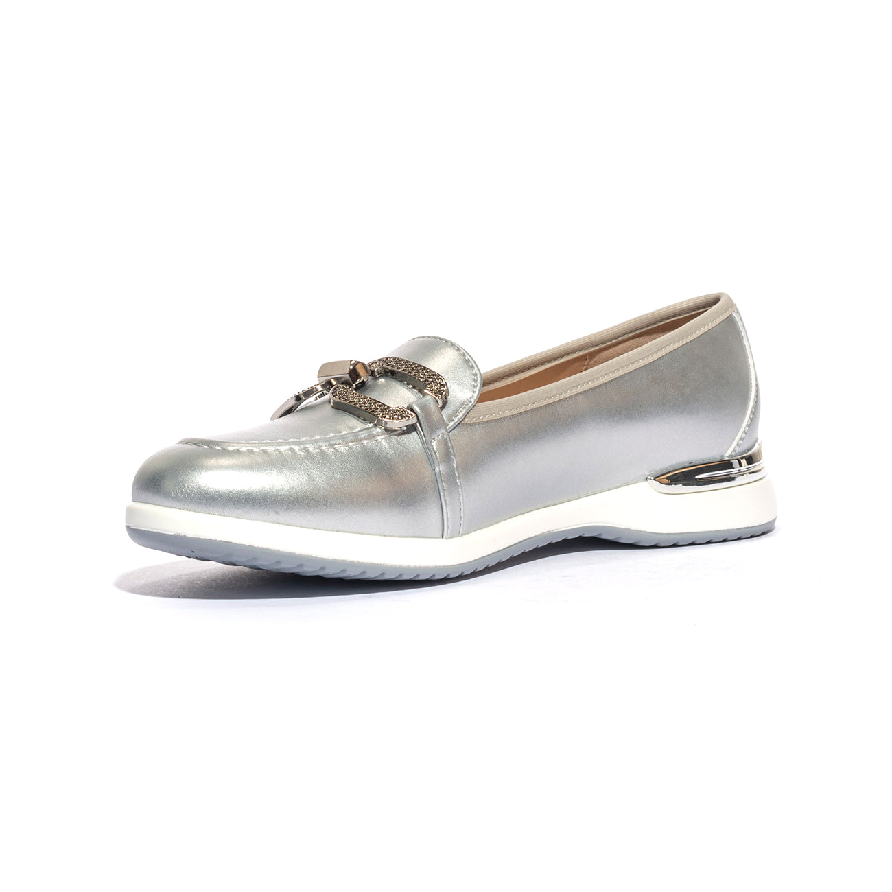 KEYS K9203 SILVER Mocassini Donna 
