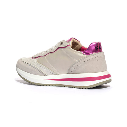 KEYS K9232 P.WHITE FUXIA Sneakers Donna 