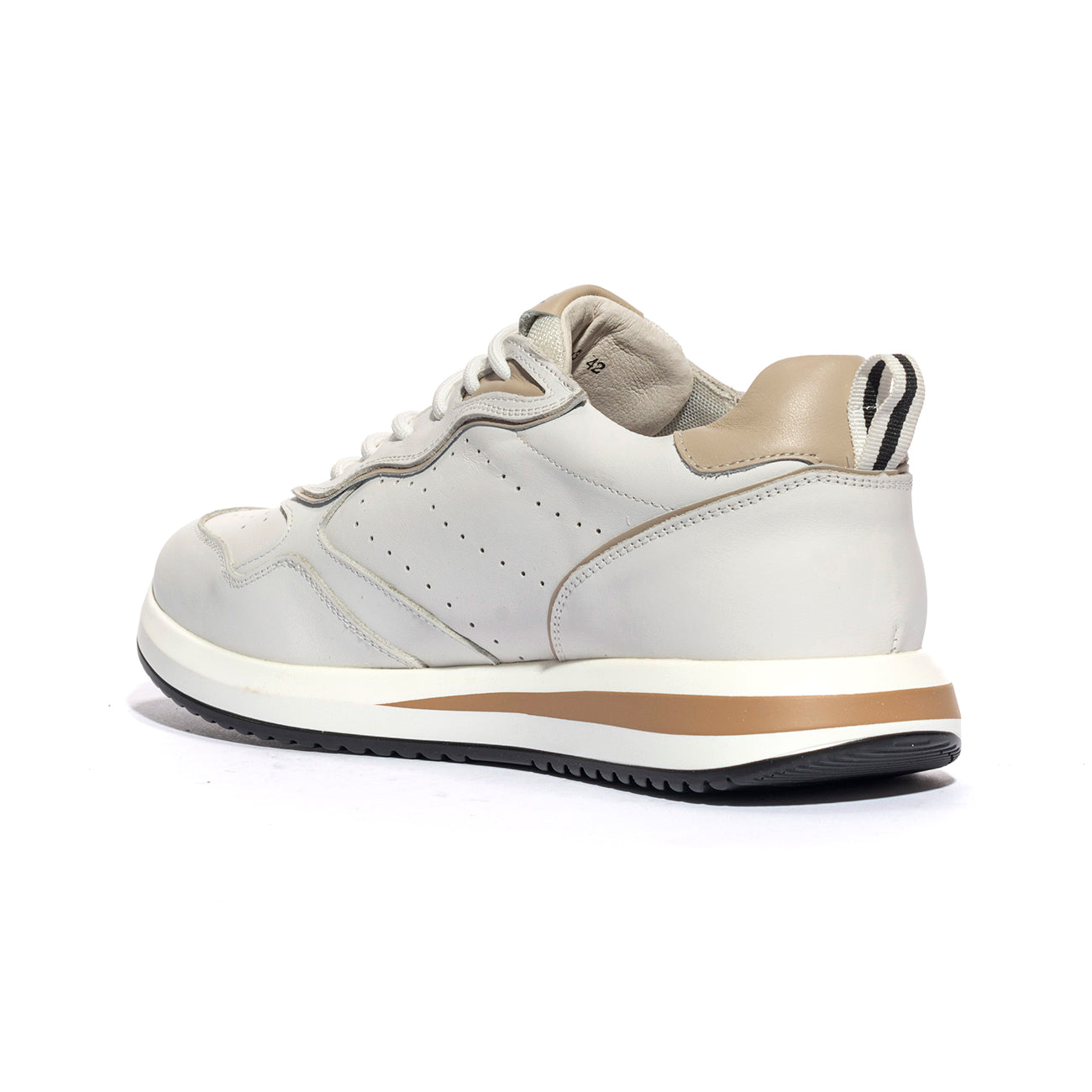 KEYS K9271 WHITE BEIGE Sneakers Uomo 