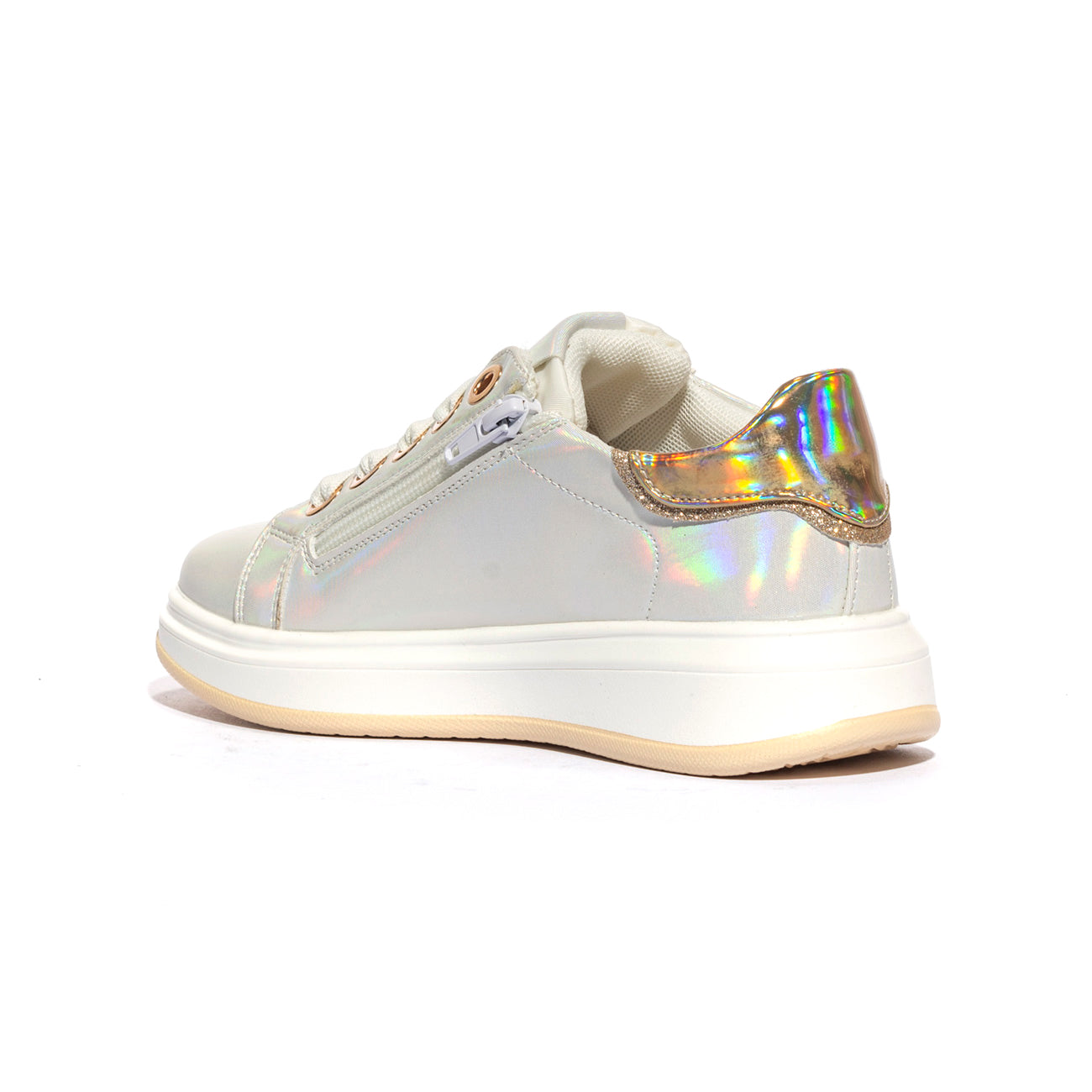 LAURA BIAGIOTTI 8941 WHITE GOLD Sneakers Bambina 
