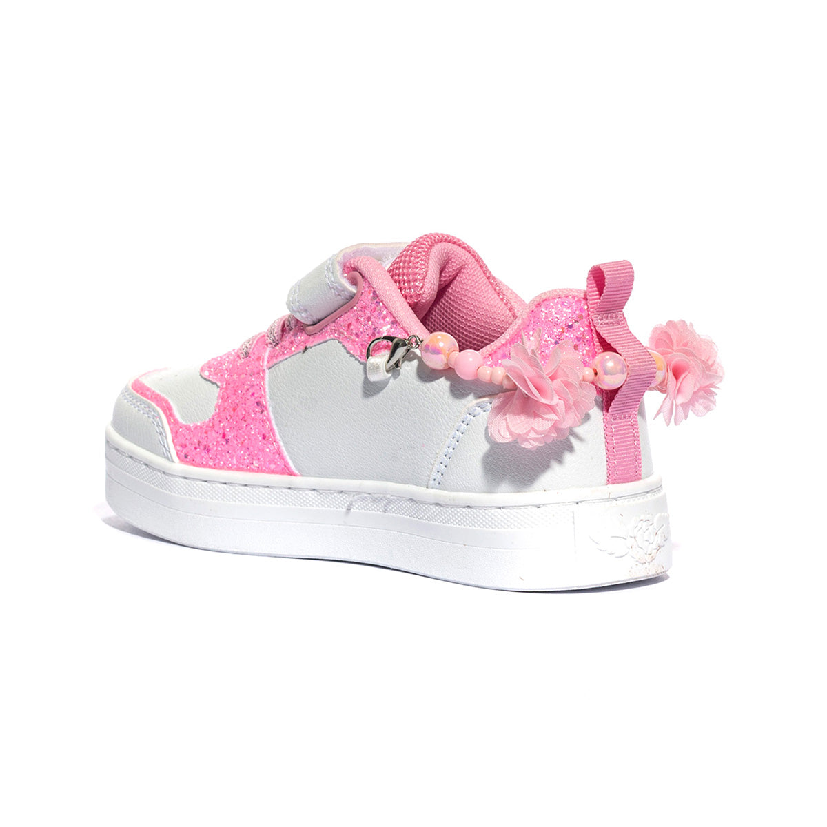 LELLI KELLY LKAA4010A00 BIANCO ROSA Sneakers Bambina 