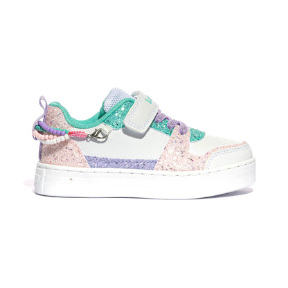 LELLI KELLY LKAA4010A00 BIANCO VERDE Sneakers Bambina 