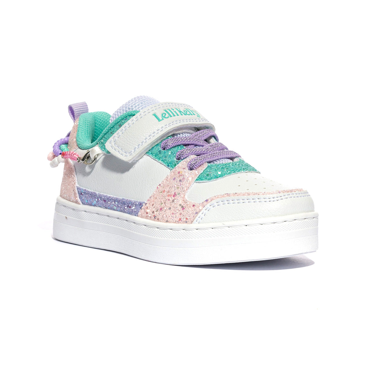 LELLI KELLY LKAA4010A00 BIANCO VERDE Sneakers Bambina 