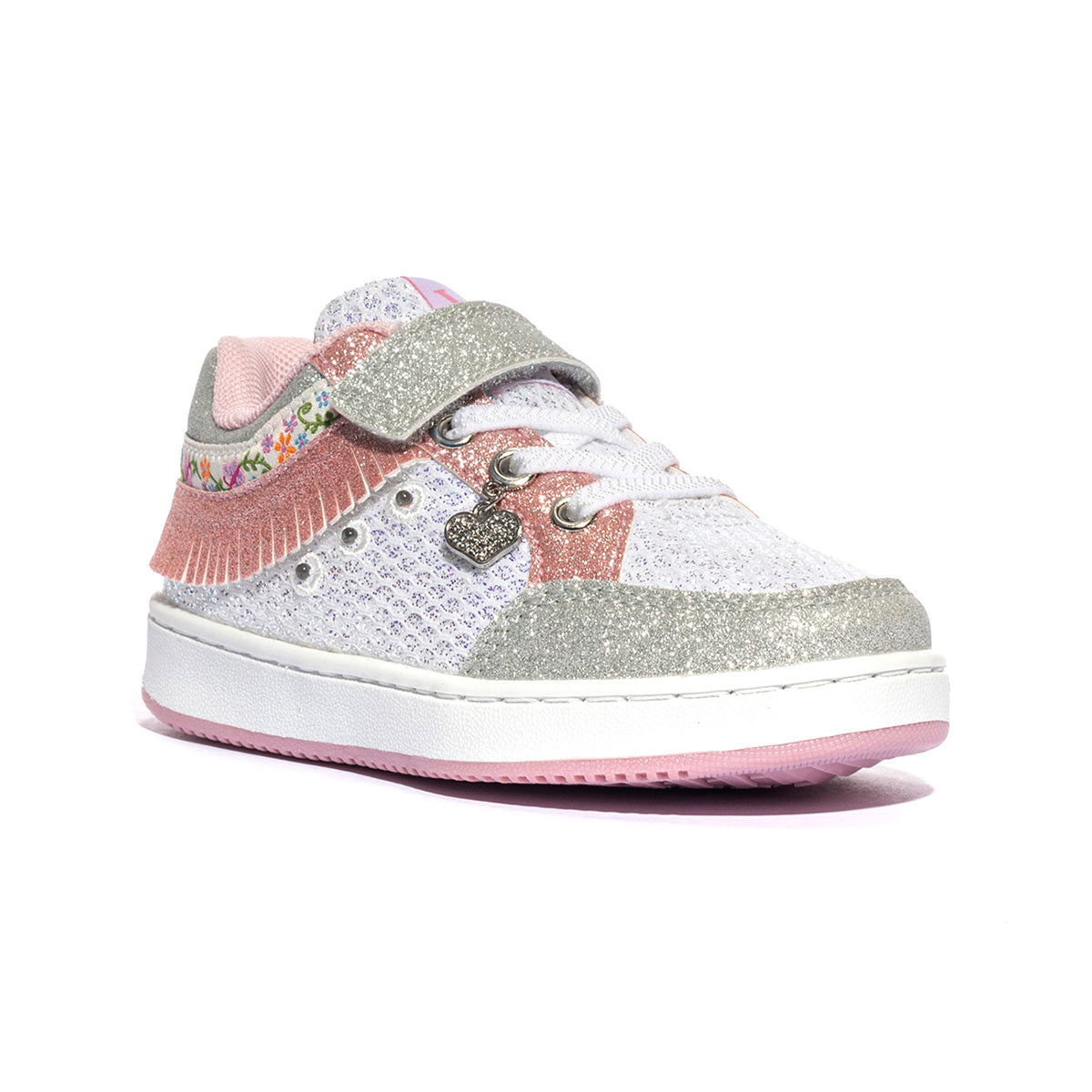 LELLI KELLY LKAL8054A00 BIANCO ARGENTO Sneakers Bambina 