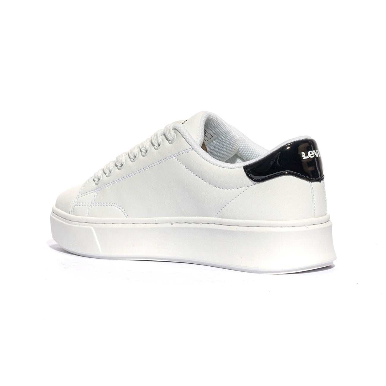 LEVI'S VAMB0032S 0062 WHITE BLACK Sneakers Bambina 