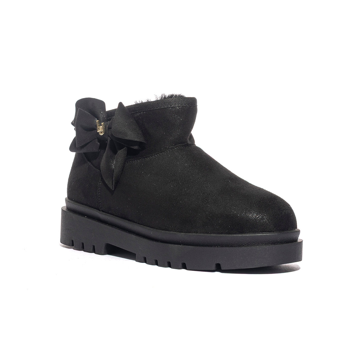 LIUJO 4F4343TX45322222 MICROFIBER BLACK Stivaletti Bambina 