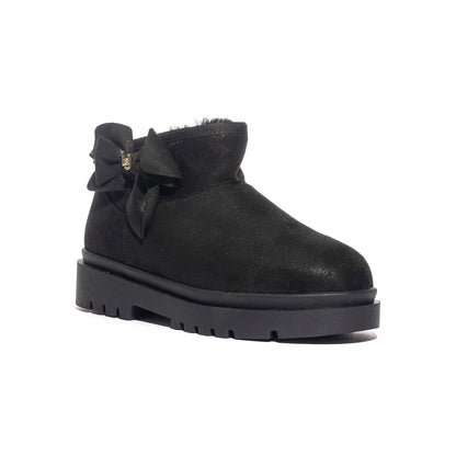 LIUJO 4F4343TX45322222 MICROFIBER BLACK Stivaletti Bambina 