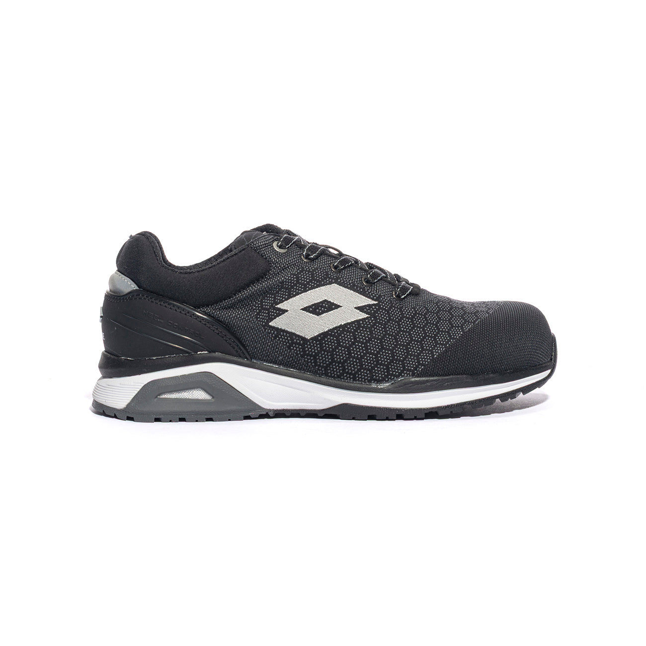 LOTTO 211776 BLACK BLACK WHITE Antinfortunistica Uomo 