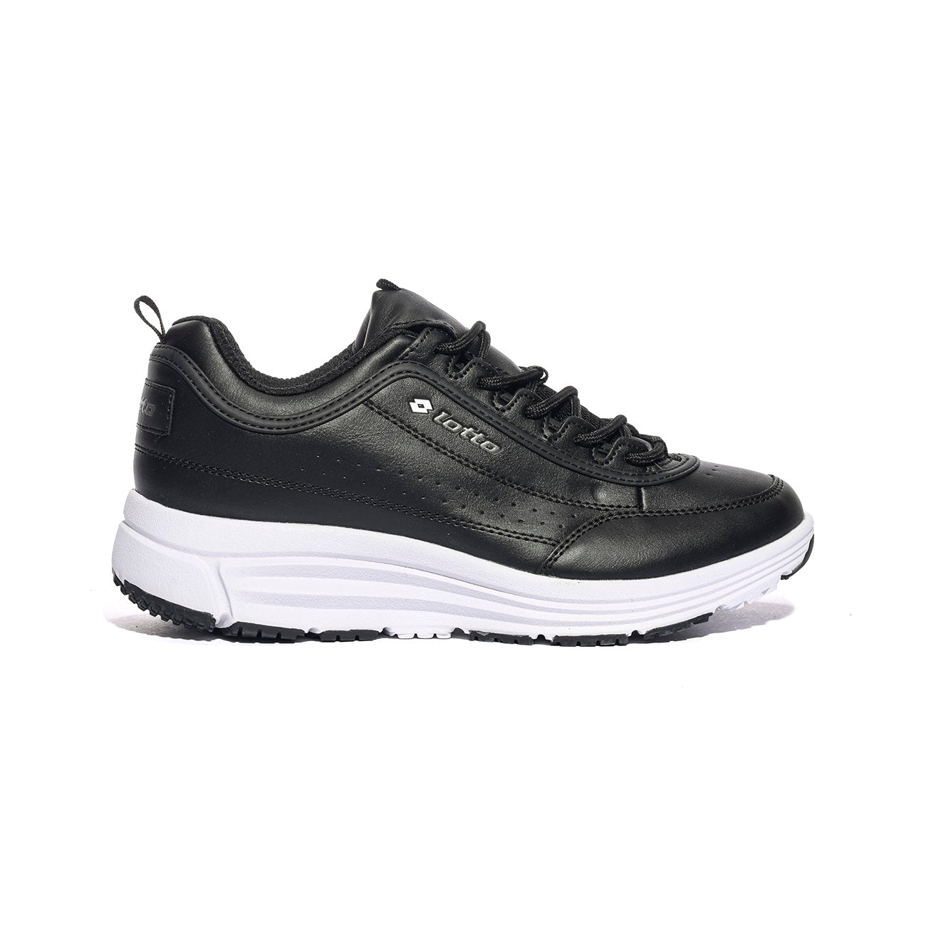 LOTTO 214690 ALL BLACK WHITE Sneakers Donna 