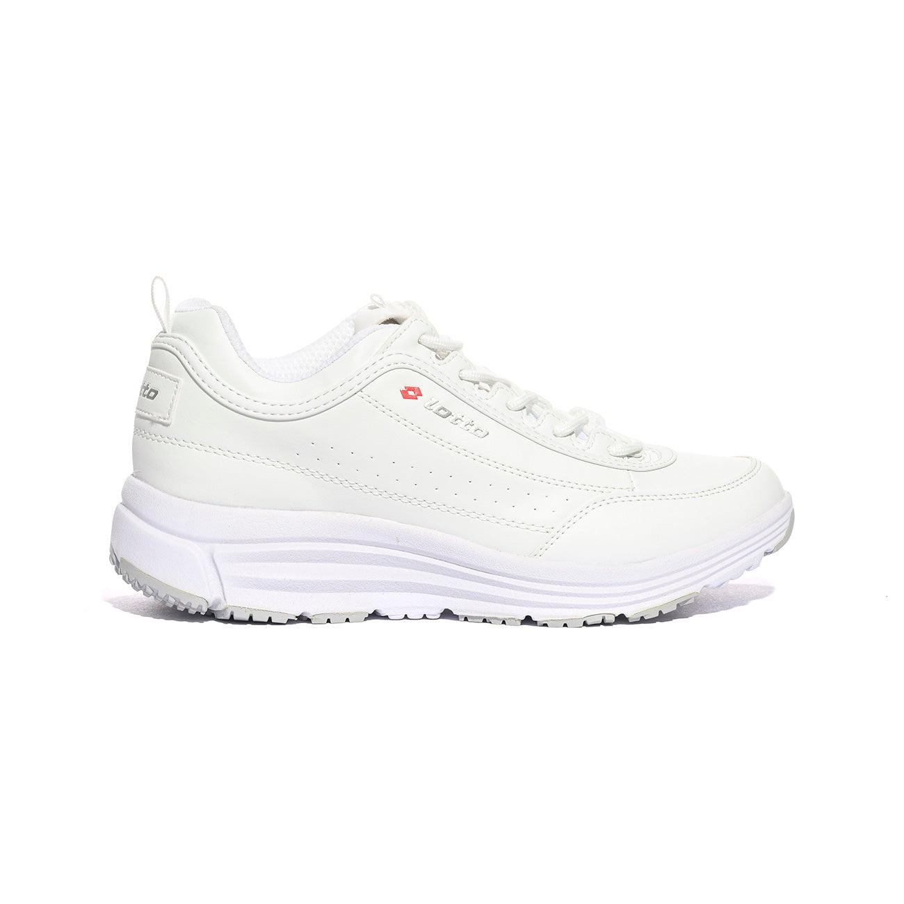 LOTTO 214690 ALL WHITE FLAME RED Sneakers Donna 