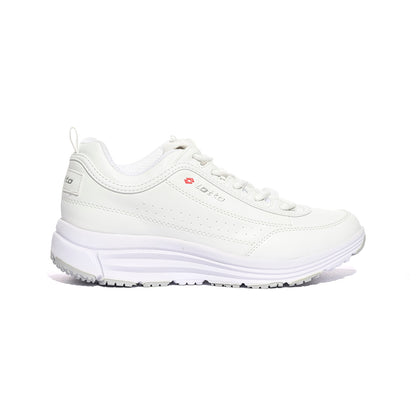LOTTO 214690 ALL WHITE FLAME RED Sneakers Donna 