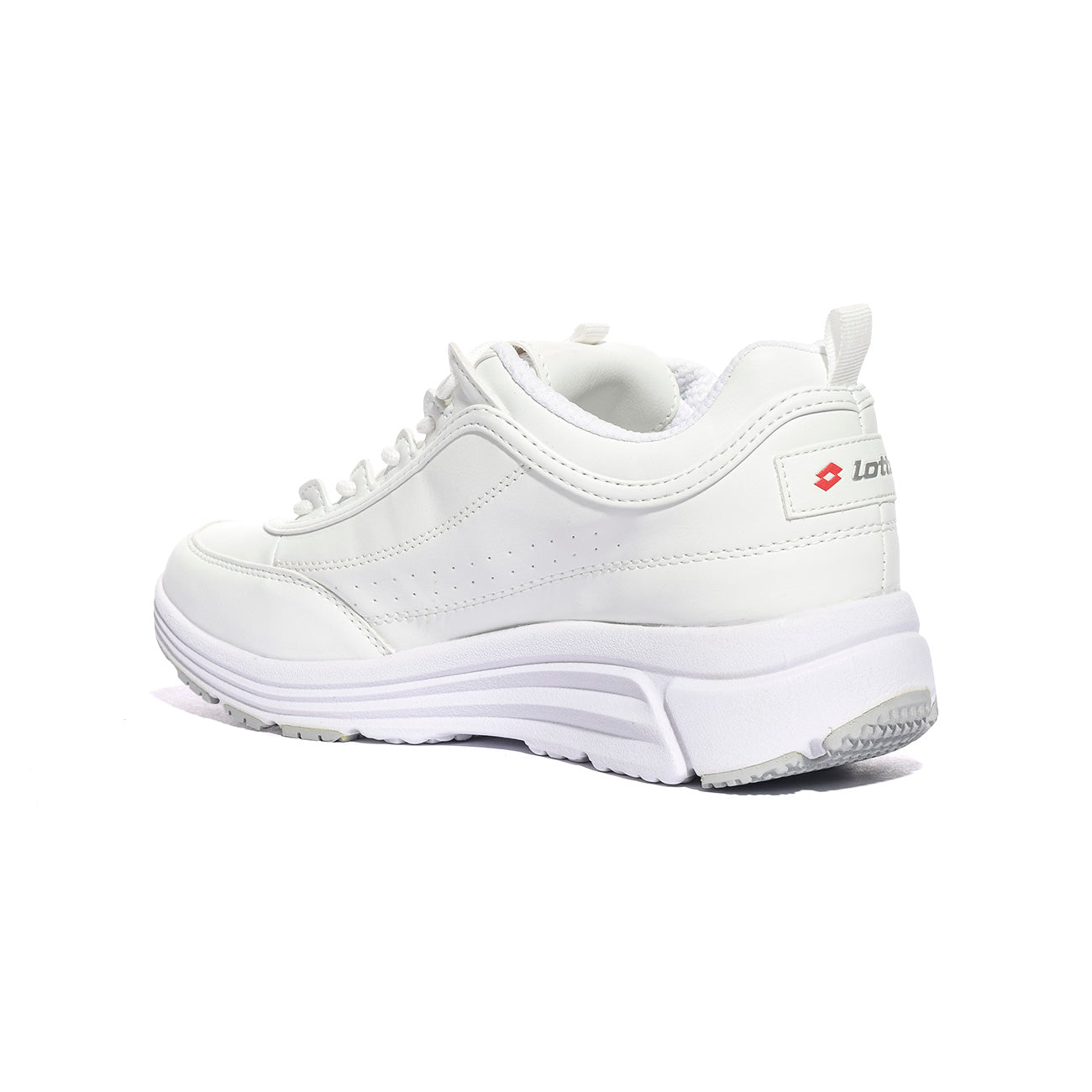 LOTTO 214690 ALL WHITE FLAME RED Sneakers Donna 