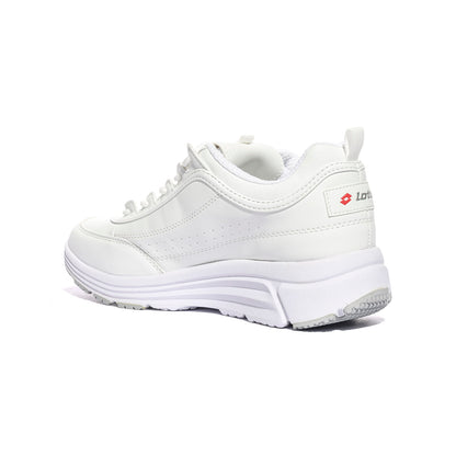 LOTTO 214690 ALL WHITE FLAME RED Sneakers Donna 