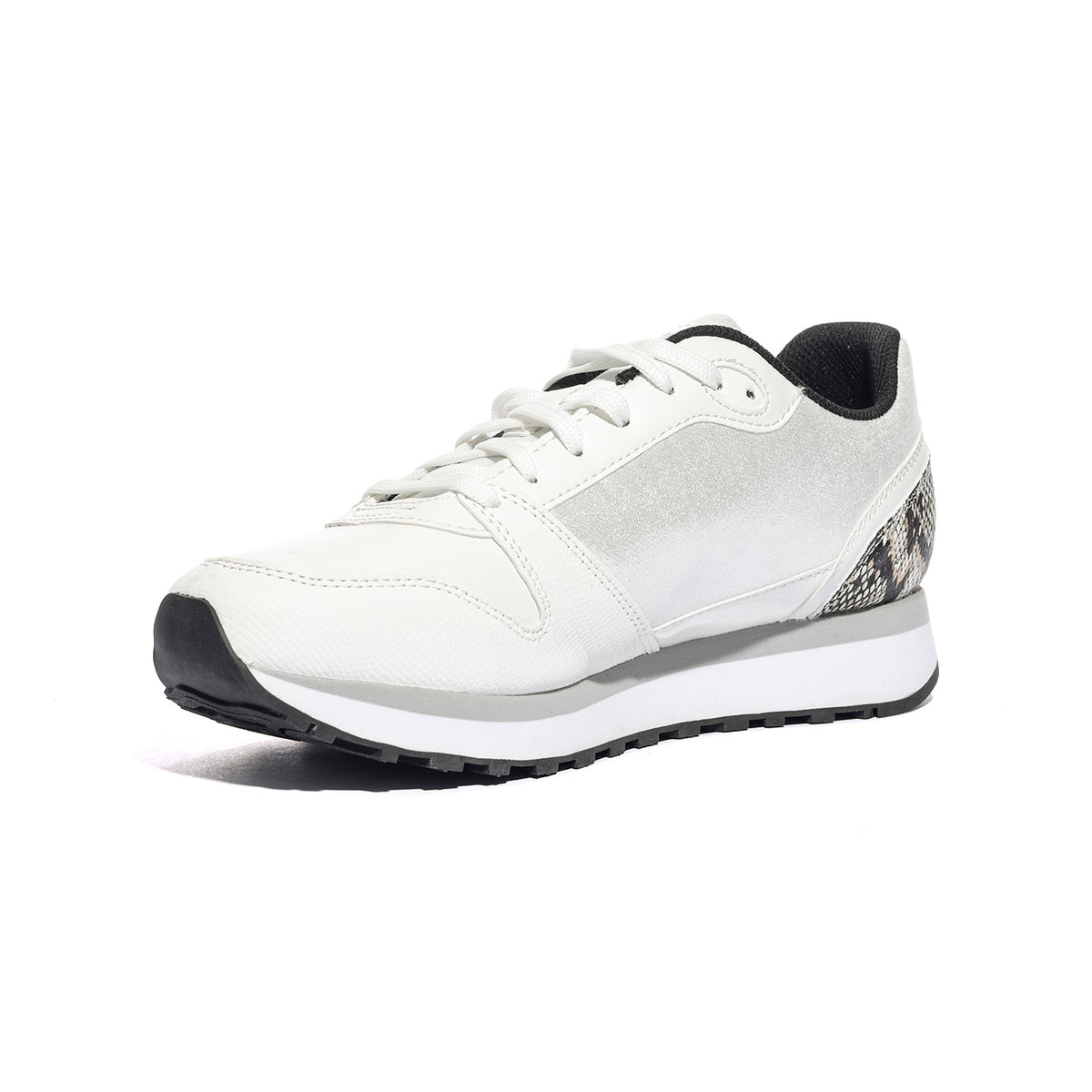 LOTTO 218120 WHITE BLACK SILVER Sneakers Donna 