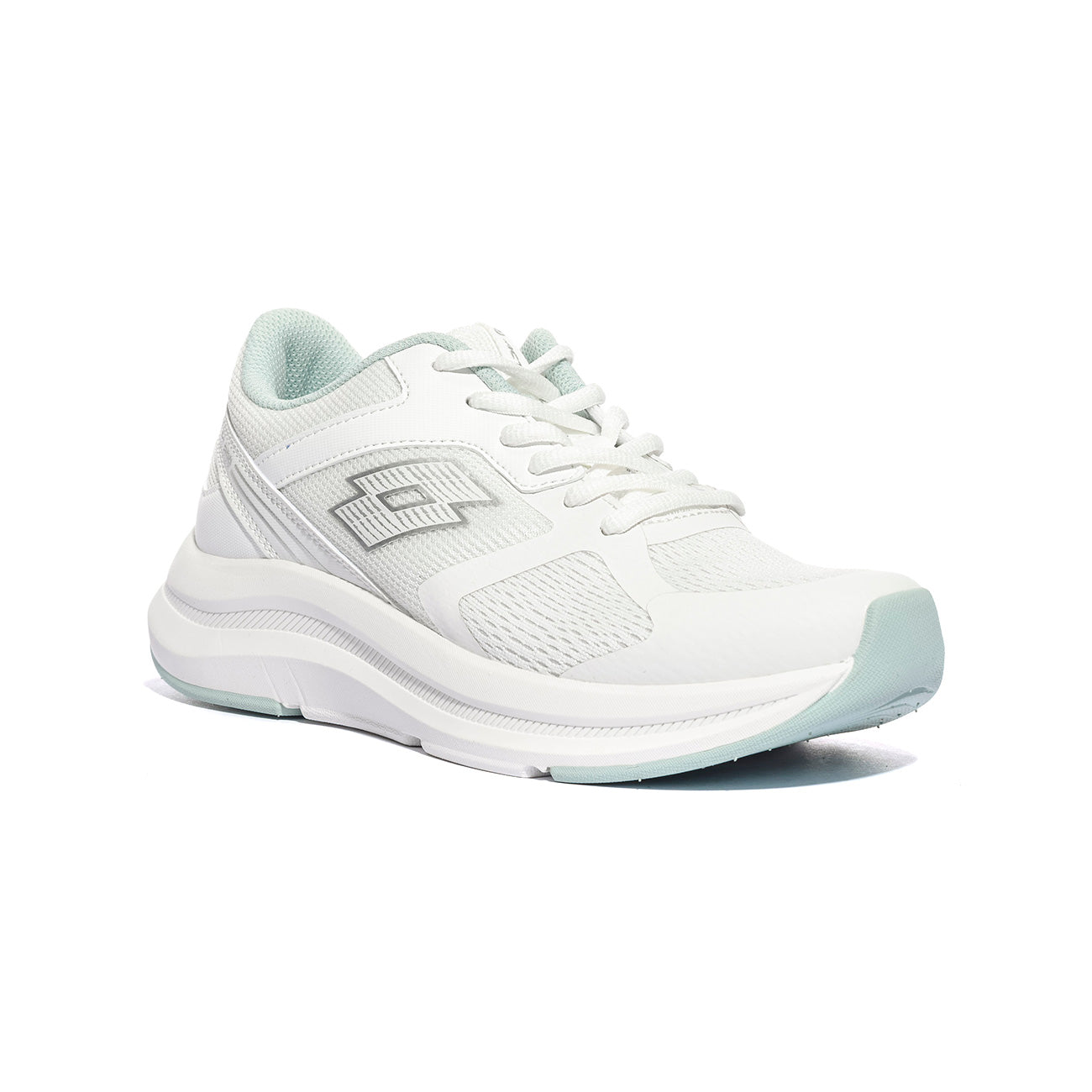 LOTTO 220819 WHITE SILVER METAL Sneakers Donna 