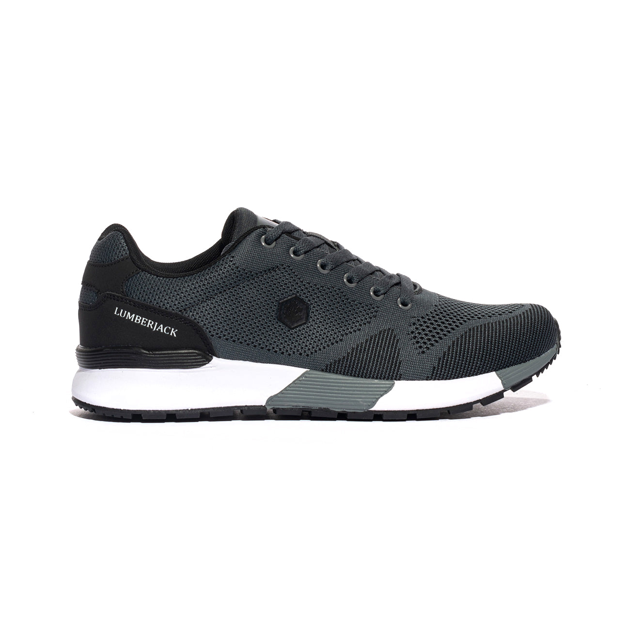 LUMBERJACK SM62111-003 DK GREY BLACK M0006 Sneakers Uomo 