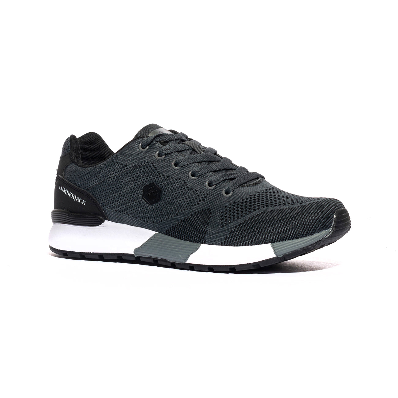 LUMBERJACK SM62111-003 DK GREY BLACK M0006 Sneakers Uomo 