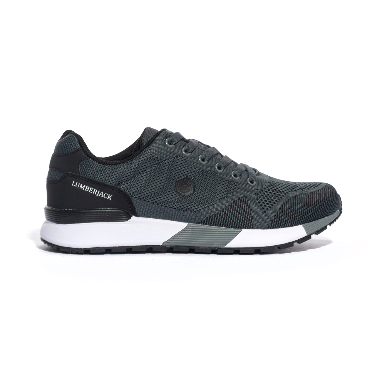 LUMBERJACK SM62111-003 DK GREY BLACK M0006 Sneakers Uomo 