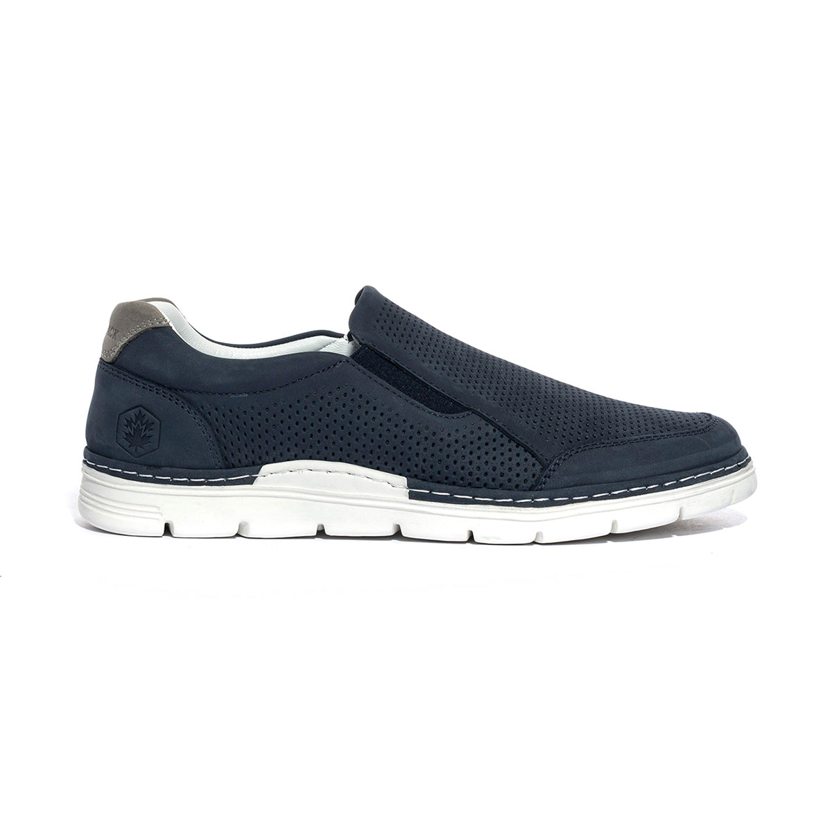 LUMBERJACK SMI7502-001 NAVY BLUE GREY M0049 Slip-on Uomo 