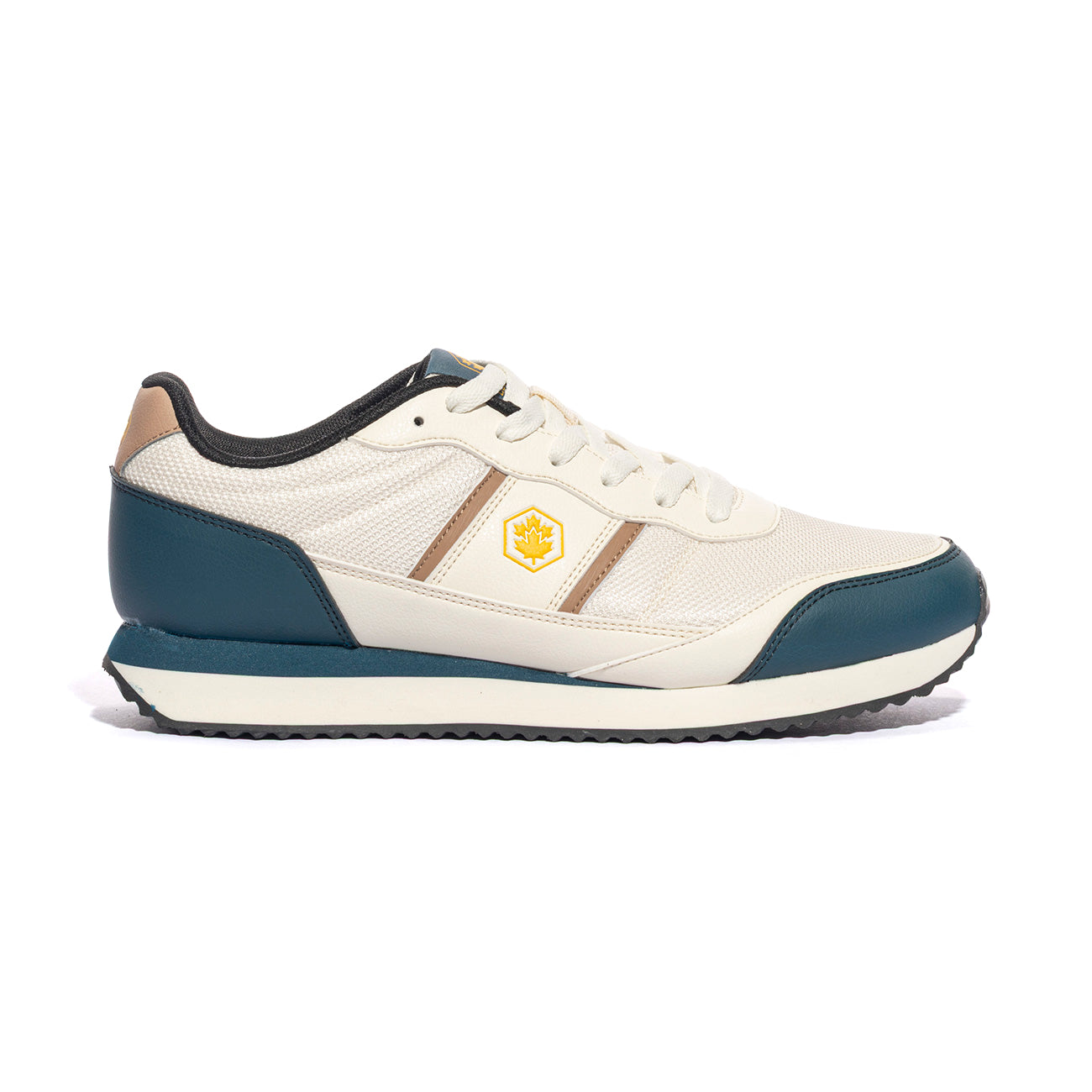 LUMBERJACK SML4711-001 OFF WHITE BLUE M1477 Sneakers Uomo 