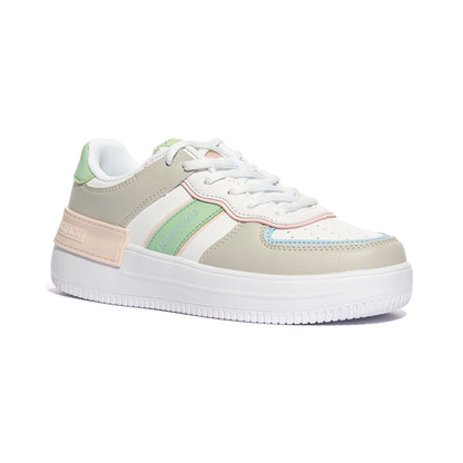 LUMBERJACK SWG1611-001 OFF WHITE SAND MINT M1447 Sneakers Donna 