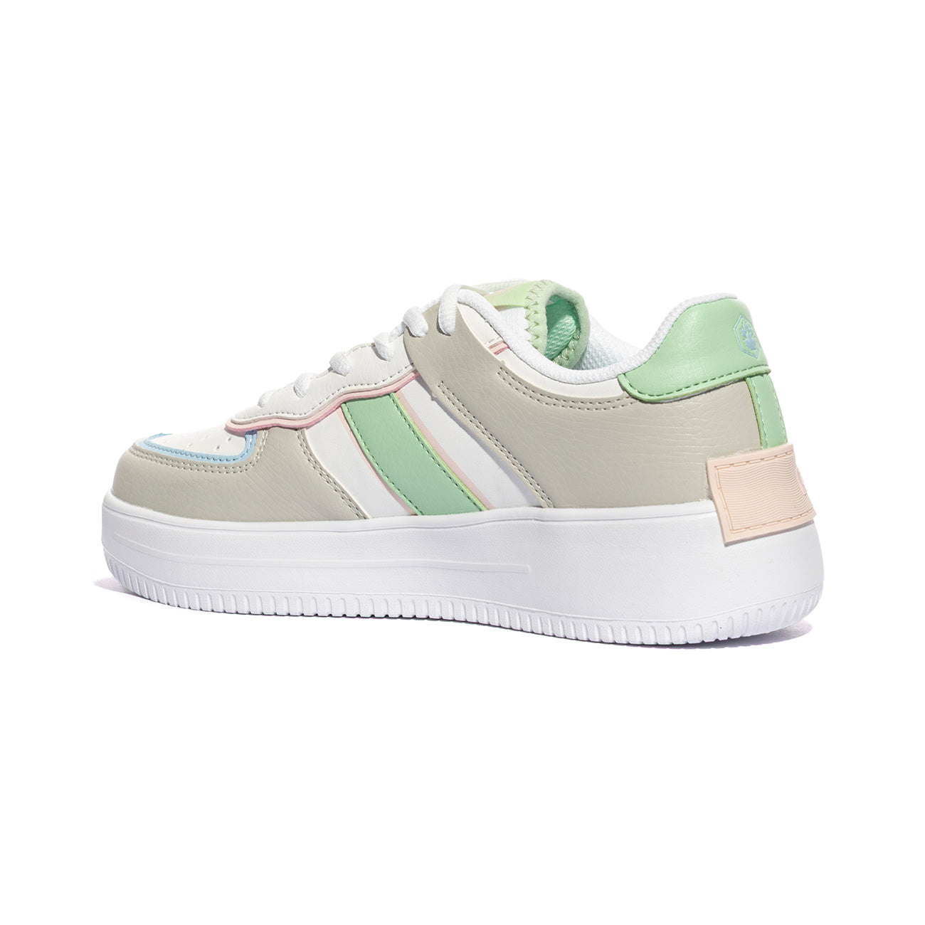 LUMBERJACK SWG1611-001 OFF WHITE SAND MINT M1447 Sneakers Donna 