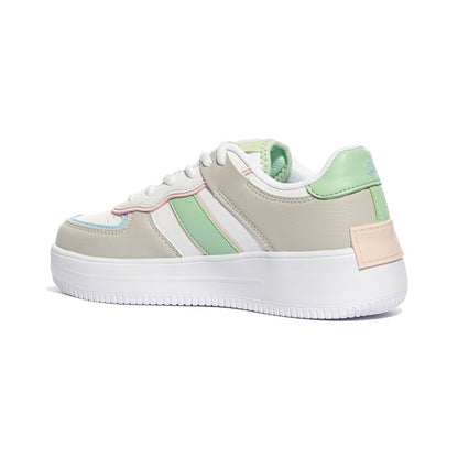 LUMBERJACK SWG1611-001 OFF WHITE SAND MINT M1447 Sneakers Donna 