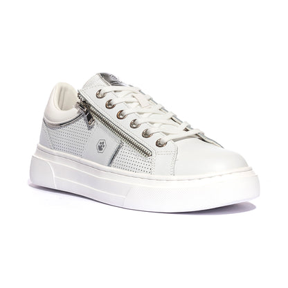 LUMBERJACK SWI6012-004 WHITE SILVER M0167 Sneakers Donna 