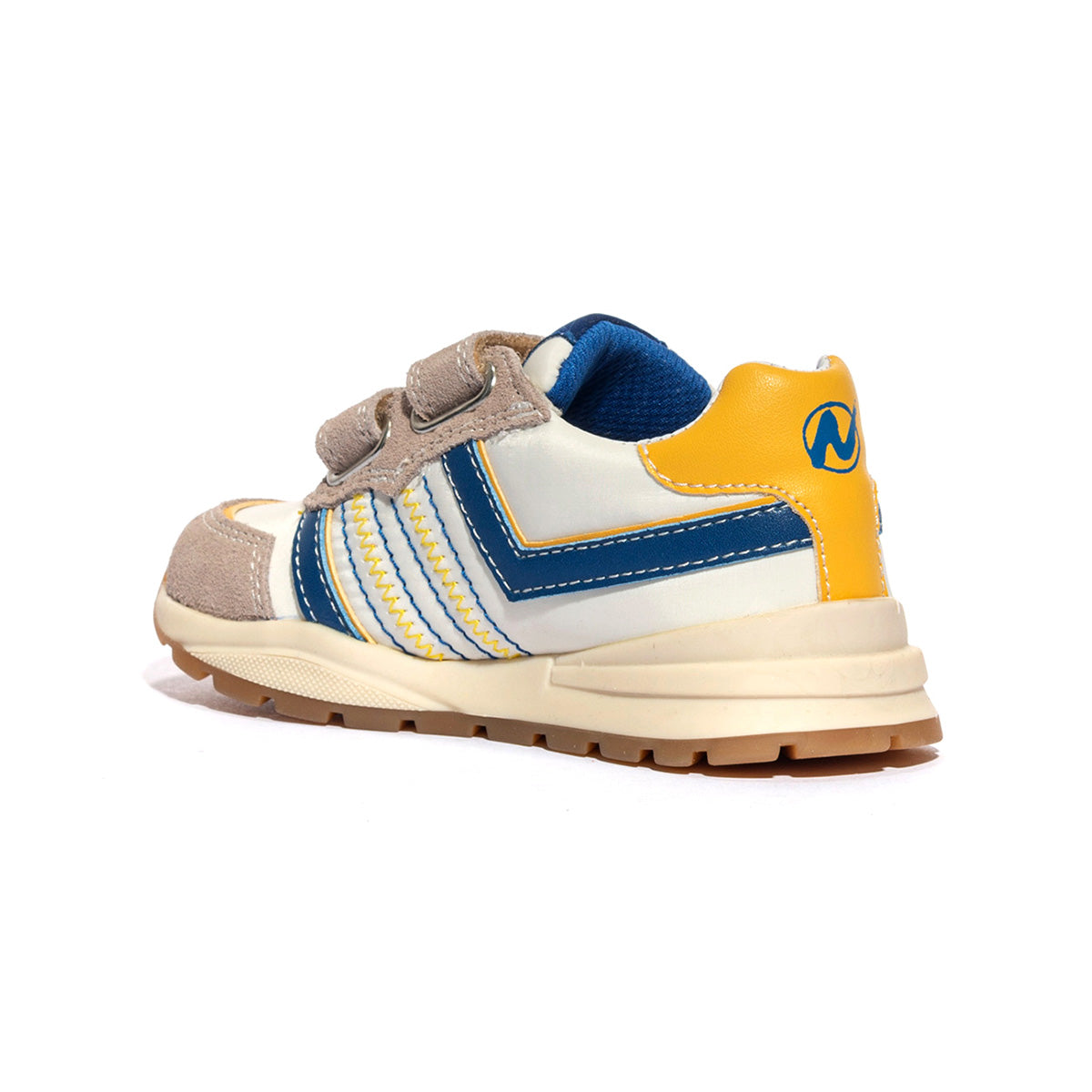NATURINO 0012018228-01-2E06 BEIGE MILK AZURE Sneakers Bambino 