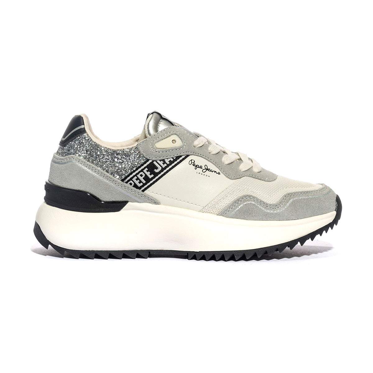 PEPE JEANS PLS60043 SILVER GREY Sneakers Donna 