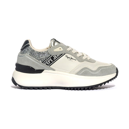 PEPE JEANS PLS60043 SILVER GREY Sneakers Donna 