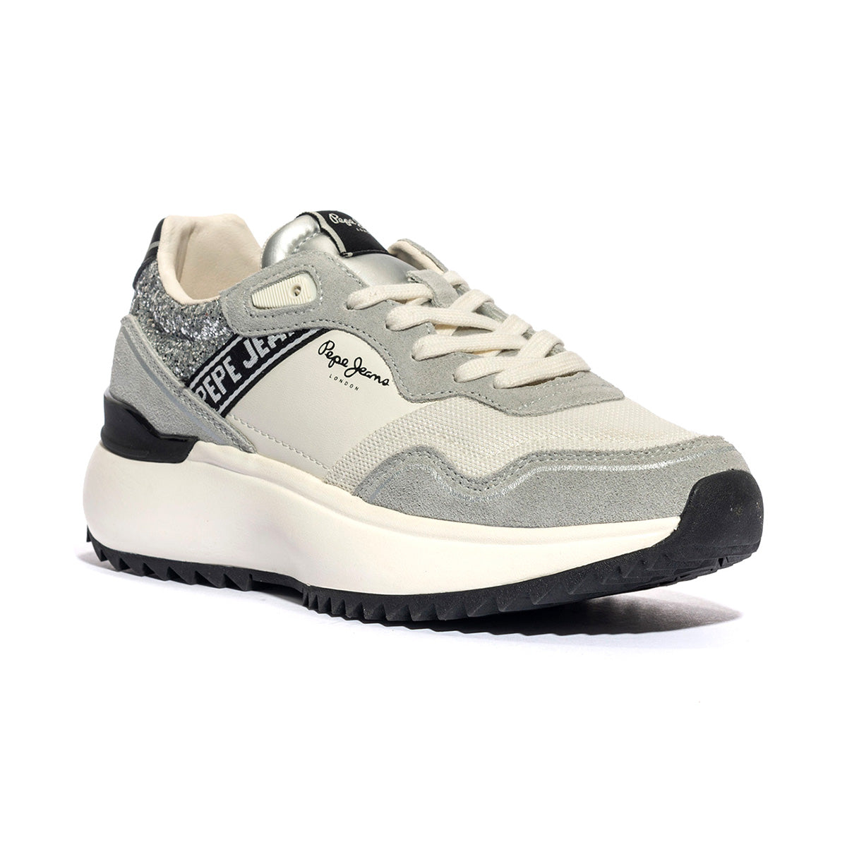 PEPE JEANS PLS60043 SILVER GREY Sneakers Donna 