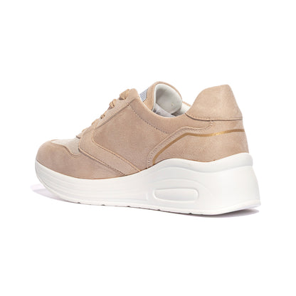 QUEEN HELENA X28-19 BEIGE Sneakers Donna 