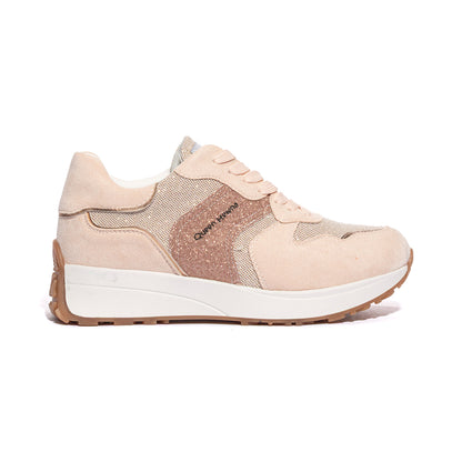 QUEEN HELENA X28-52 BEIGE Sneakers Donna 