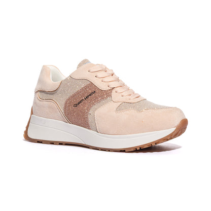 QUEEN HELENA X28-52 BEIGE Sneakers Donna 