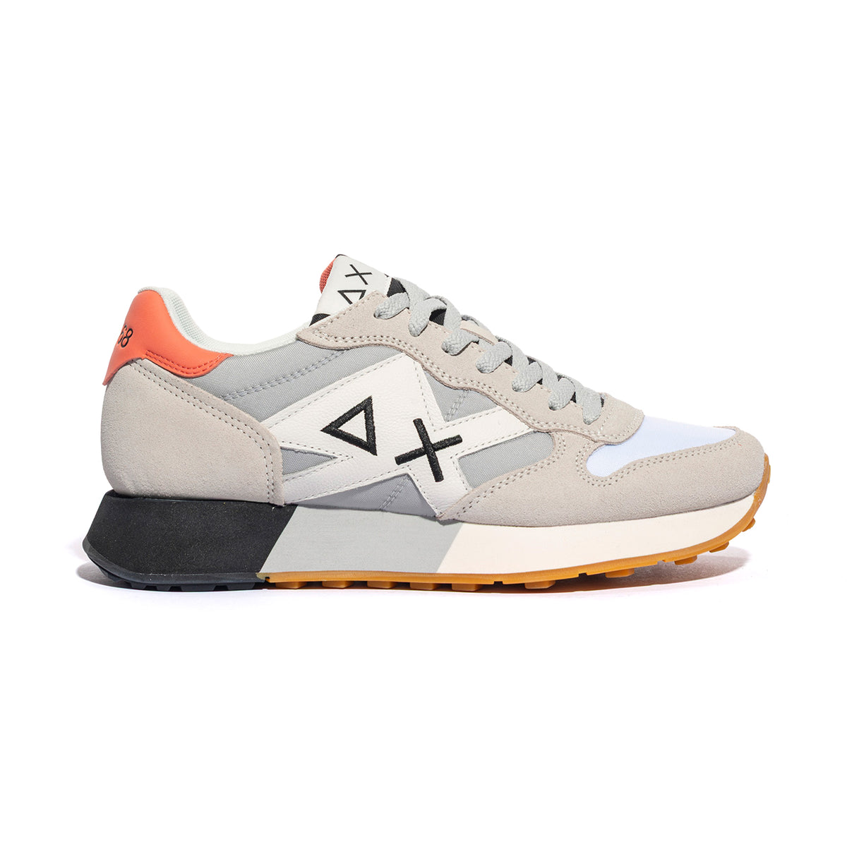SUN 68 Z35112 BIANCO / GRIGIO CHIARO Sneakers Uomo 