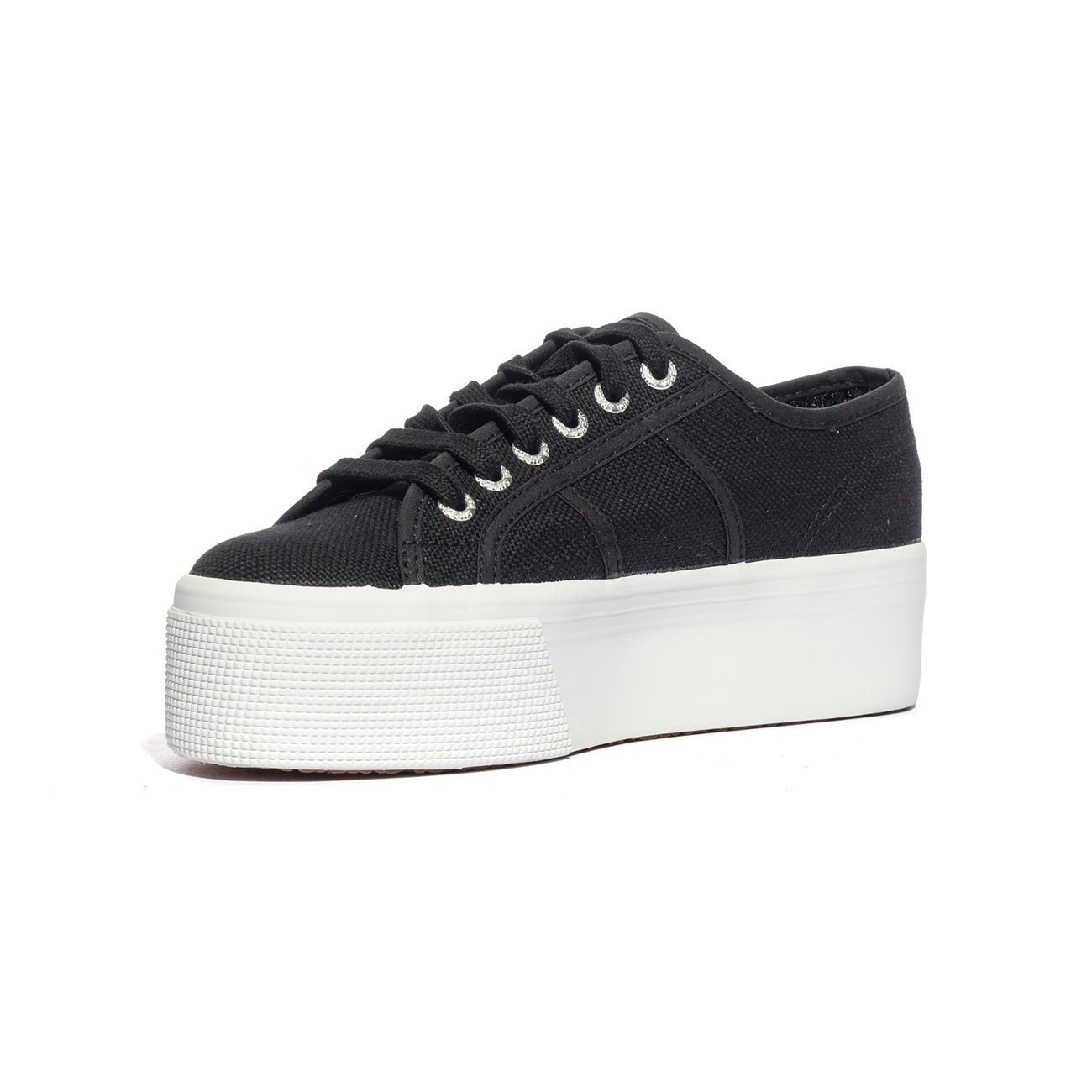 SUPERGA 2790 BLACK WHITE Sneakers Donna 