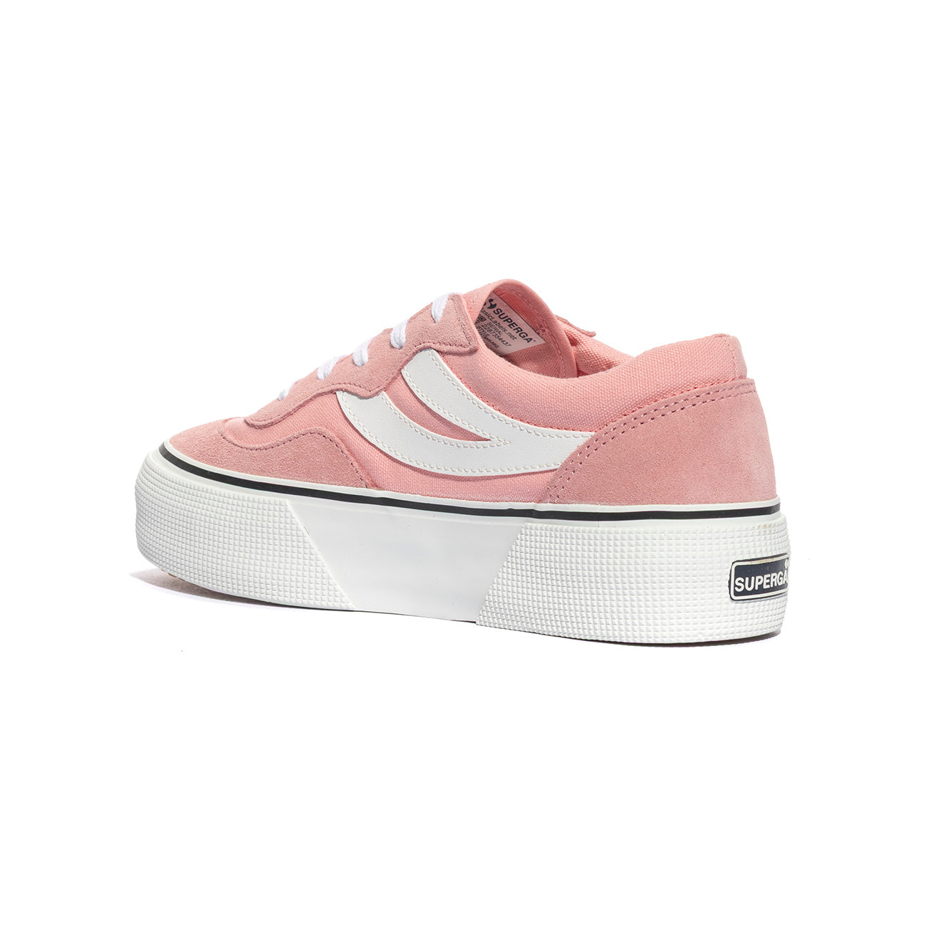 SUPERGA 3041 PINK WHITE Sneakers Donna 