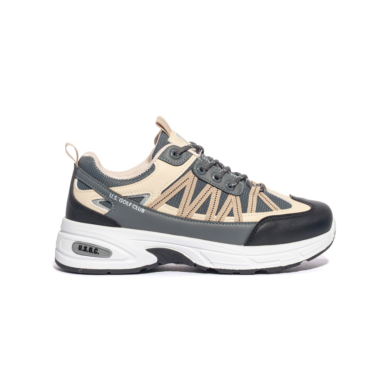 U.S. GOLF CLUB US4530 GREY BEIGE Sneakers Uomo 