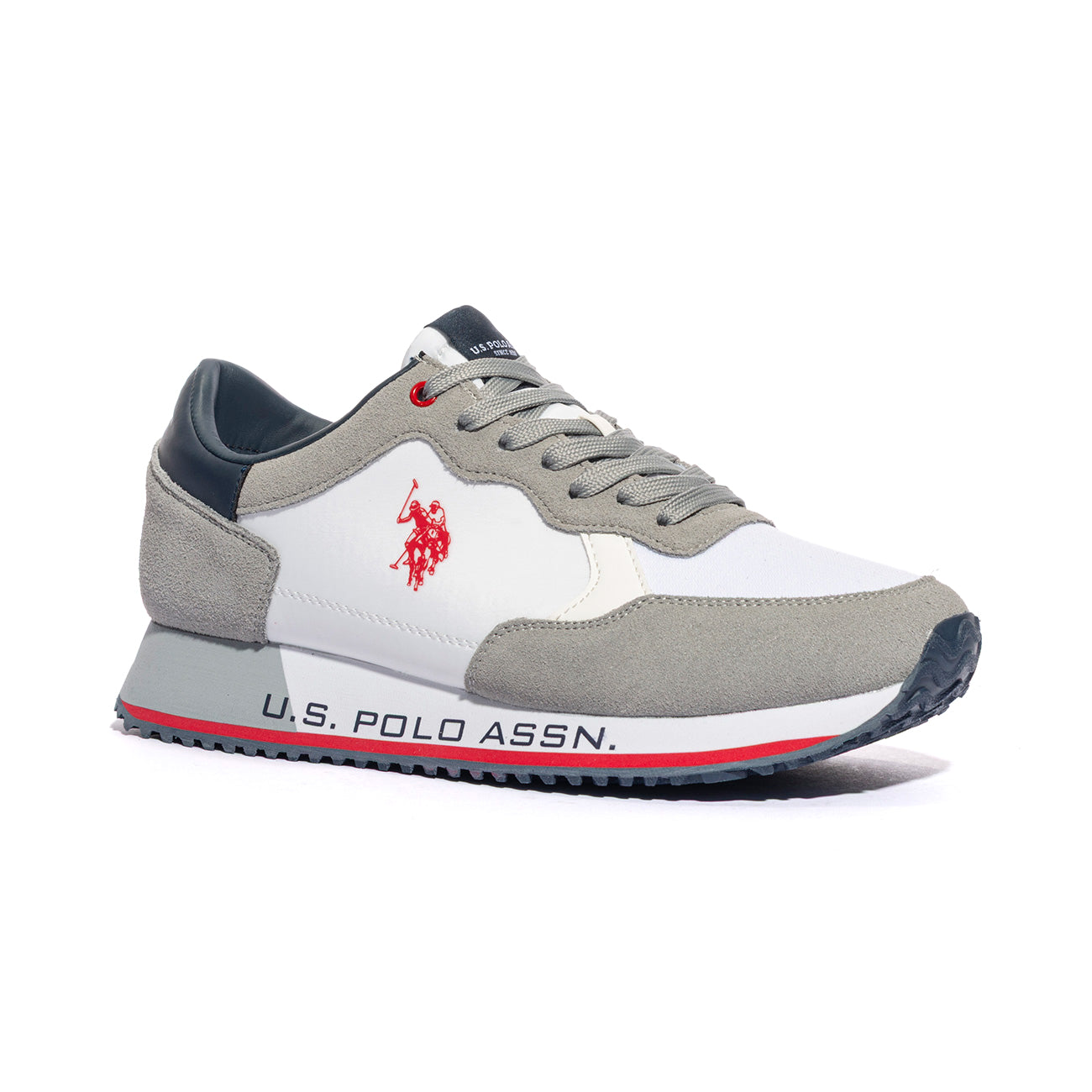 U.S. POLO ASSN. CLEEF006 WHI LGR Sneakers Uomo 