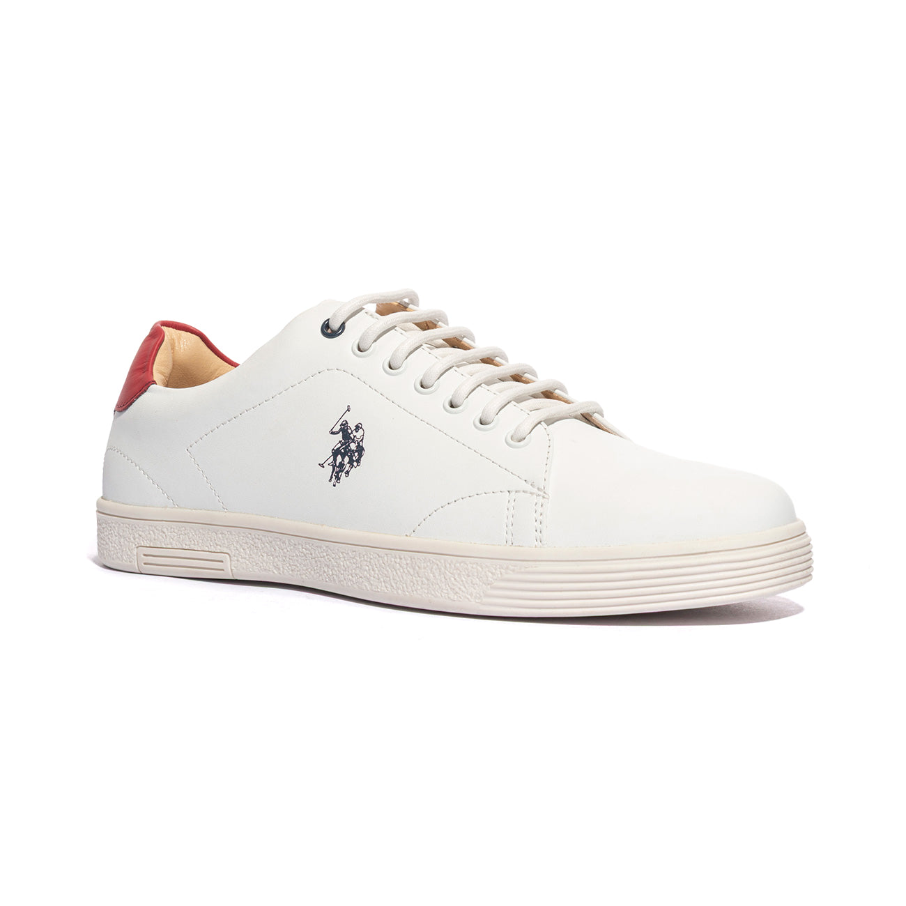 U.S. POLO ASSN. HUMMER001M 4L1 WHI RED07 WHITE JESTE Sneakers Uomo 