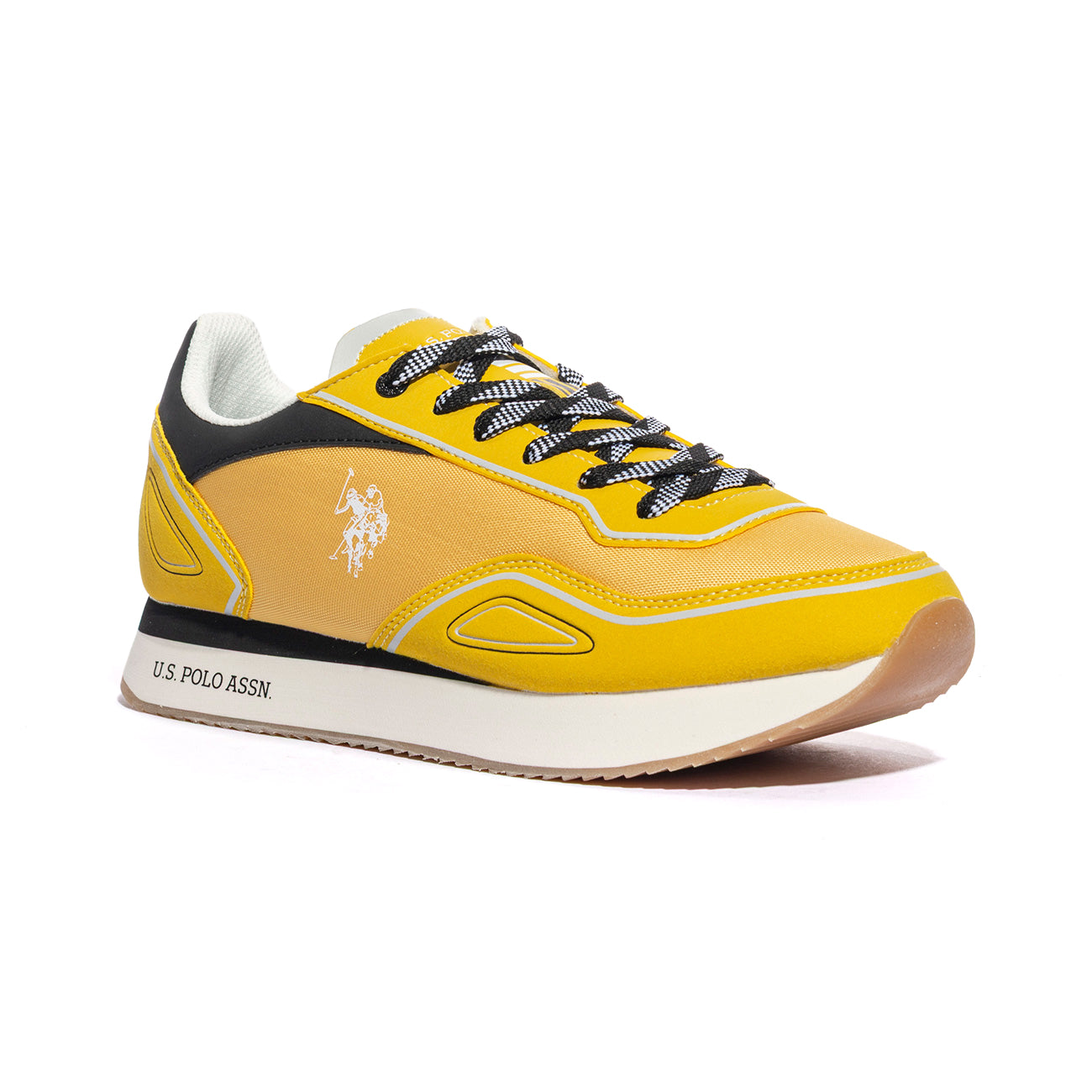 U.S. POLO ASSN. NOBIL012M 4NH1 YEL001 CEYLON YELLOW Sneakers Uomo 