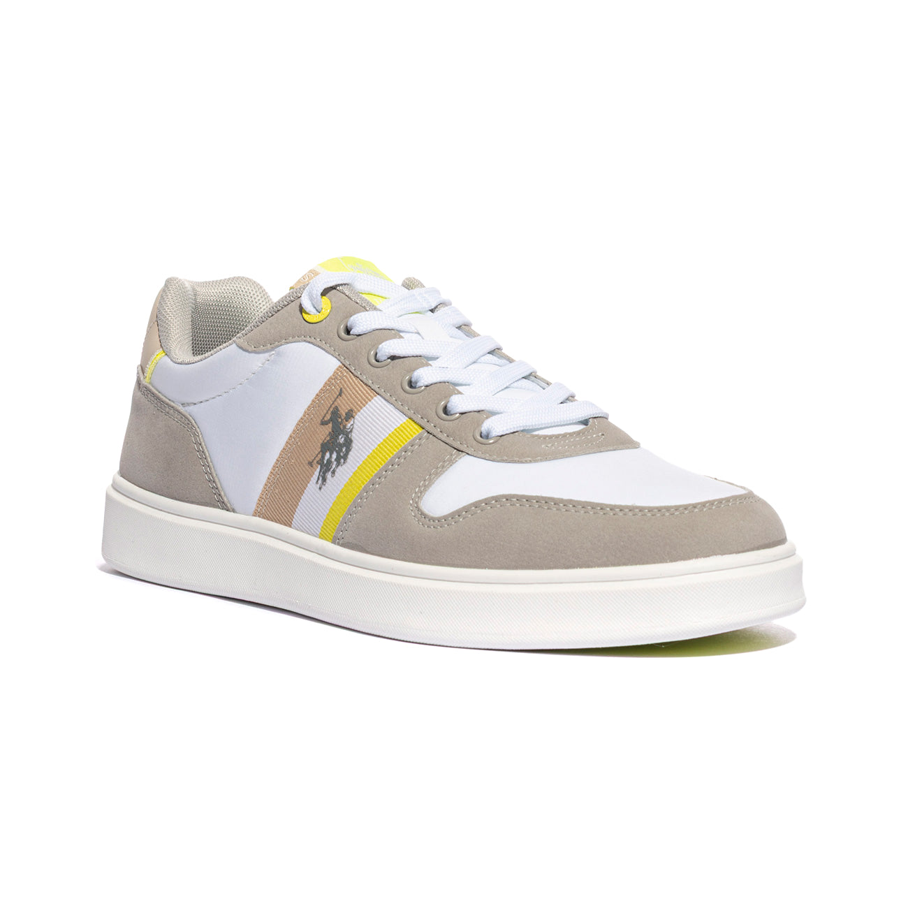 U.S. POLO ASSN. ROKKO003 LGR WHI Sneakers Uomo 