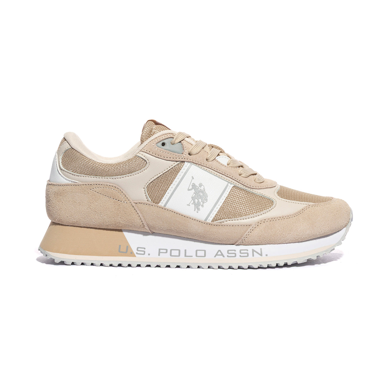 U.S. POLO ASSN. CLEEF007LBE WHI