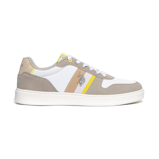 U.S. POLO ASSN. ROKKO003LGR WHI