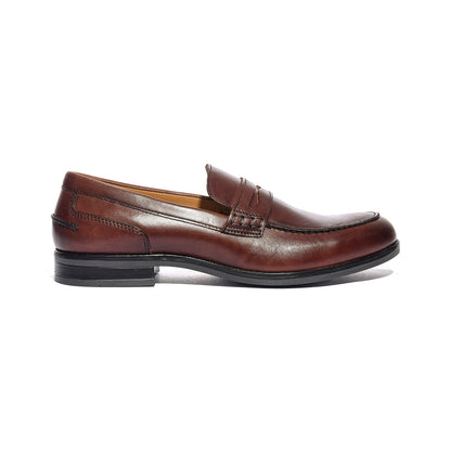 VALLEVERDE 17902 VITELLO BROWN Mocassini Uomo 