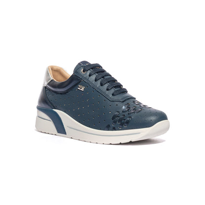 VALLEVERDE V49405 NAPPA BLU Sneakers Donna 