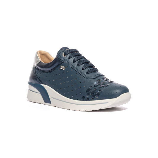 VALLEVERDE V49405 NAPPA BLU Sneakers Donna 