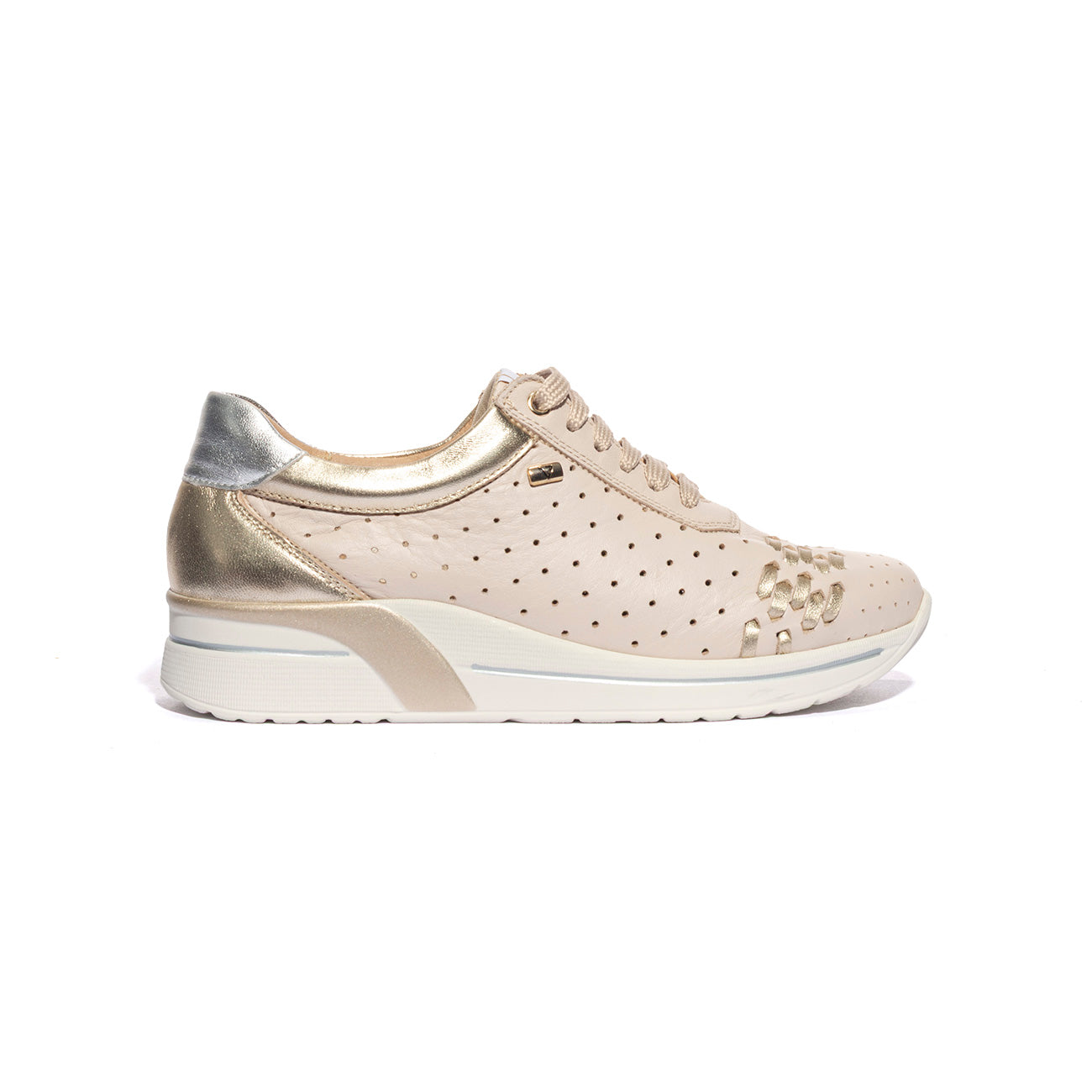 VALLEVERDE V49405 NAPPA CREMA Sneakers Donna 